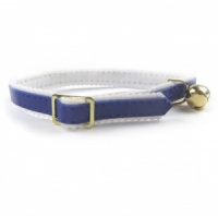 Blue Comfy Felt Cat Collar